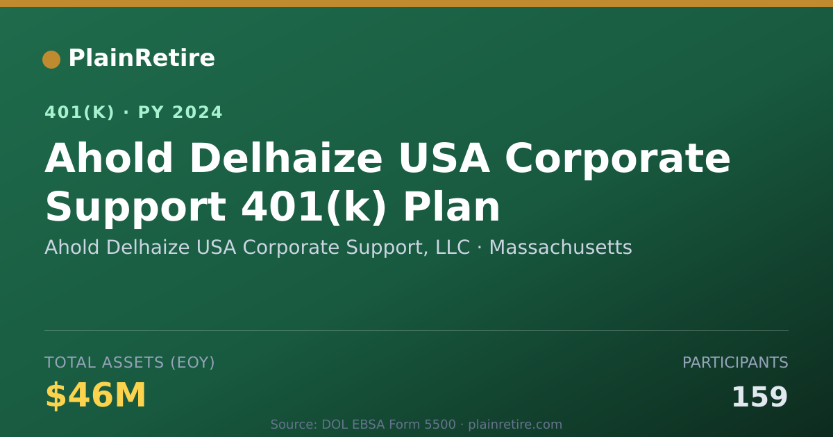Shareable card for Ahold Delhaize USA Corporate Support, LLC 401(k) Plan (2024)