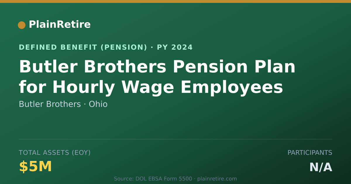 Shareable card for Butler Brothers Pension Plan (2024)