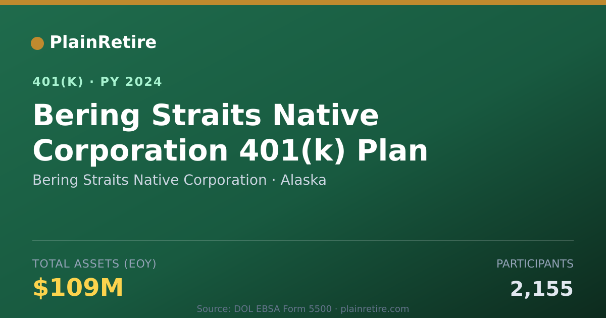 Shareable card for Bering Straits Native Corporation 401(k) Plan (2024)