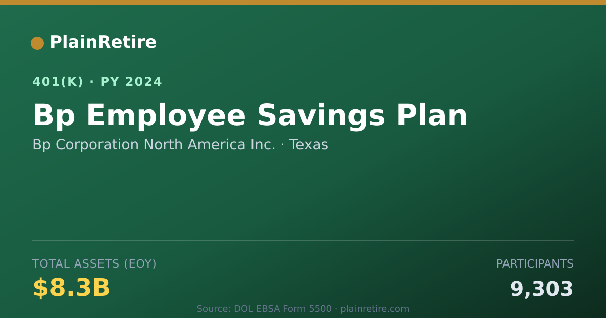 Shareable card for Bp Corporation North America Inc. 401(k) Plan (2024)