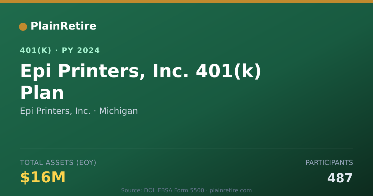 Shareable card for Epi Printers, Inc. 401(k) Plan (2024)