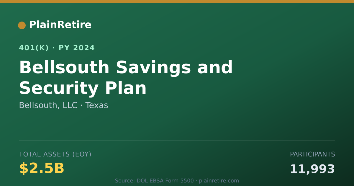 Shareable card for Bellsouth, LLC 401(k) Plan (2024)