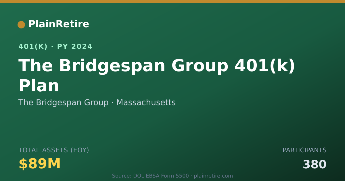 Shareable card for The Bridgespan Group 401(k) Plan (2024)