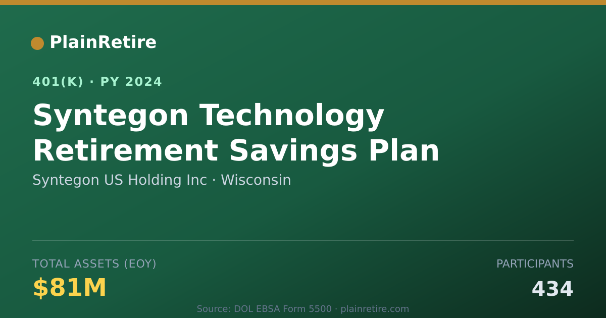 Shareable card for Syntegon US Holding Inc 401(k) Plan (2024)