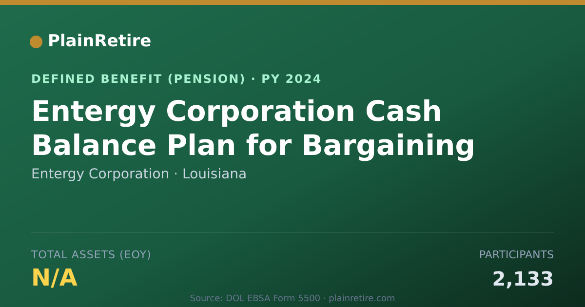 Shareable card for Entergy Corporation Pension Plan (2024)
