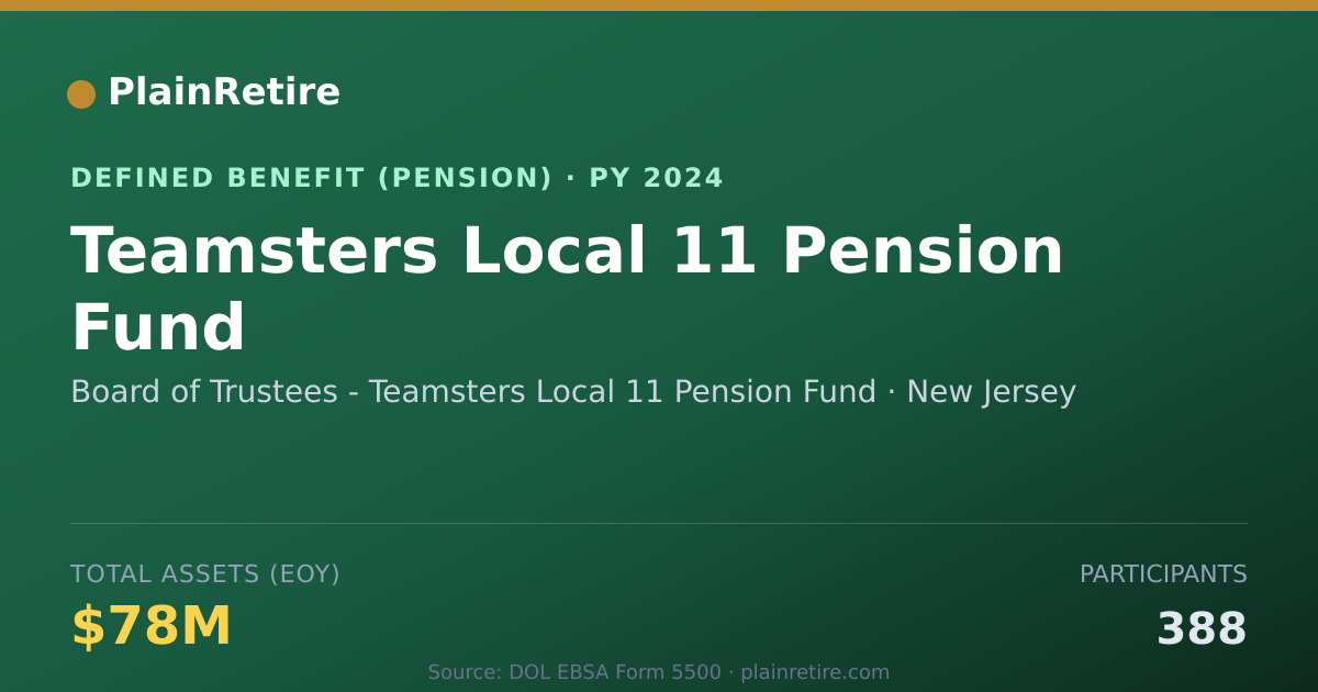 Shareable card for Board of Trustees - Teamsters Local 11 P Pension Plan (2024)