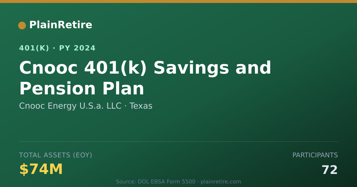 Shareable card for Cnooc Energy U.S.a. LLC 401(k) Plan (2024)