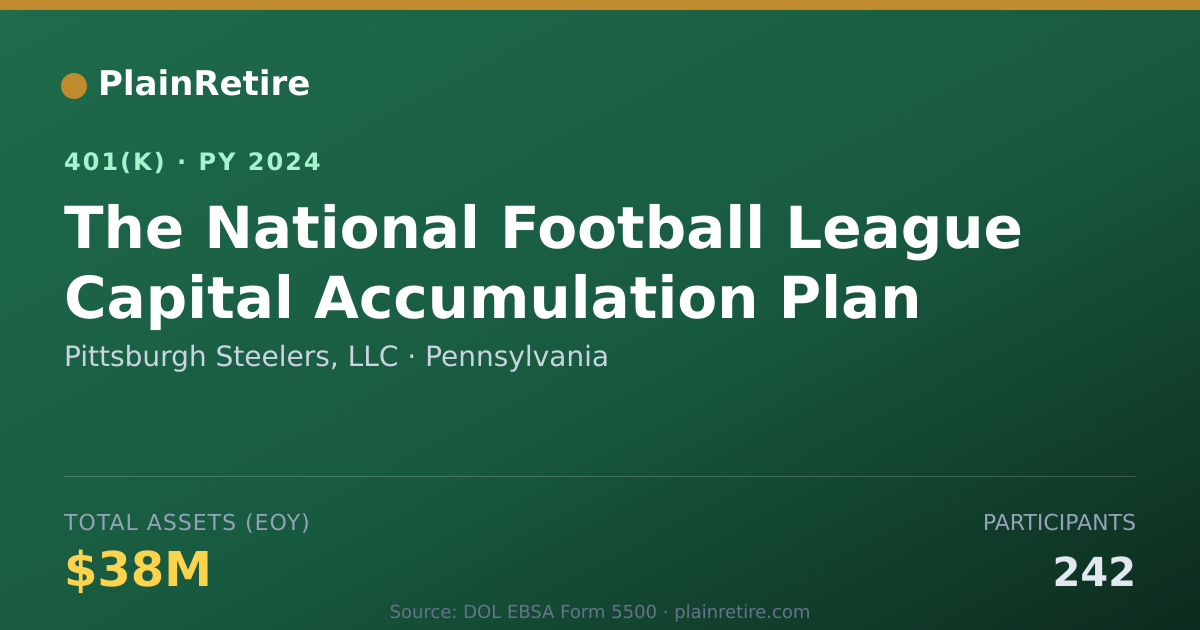 Shareable card for Pittsburgh Steelers, LLC 401(k) Plan (2024)
