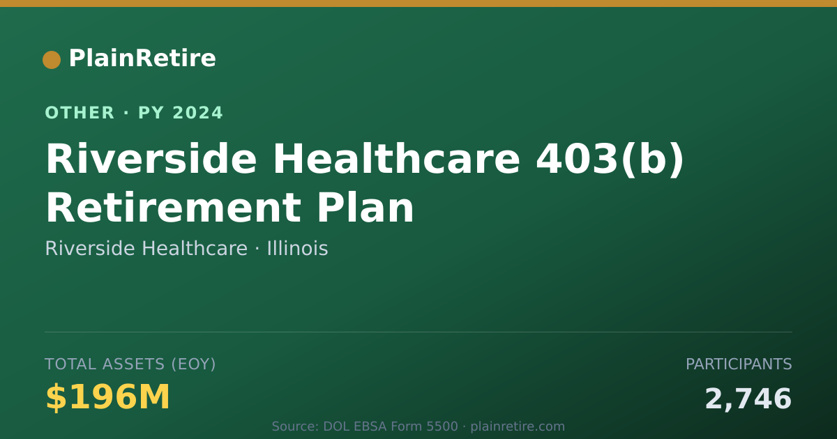 Shareable card for Riverside Healthcare Retirement Plan (2024)
