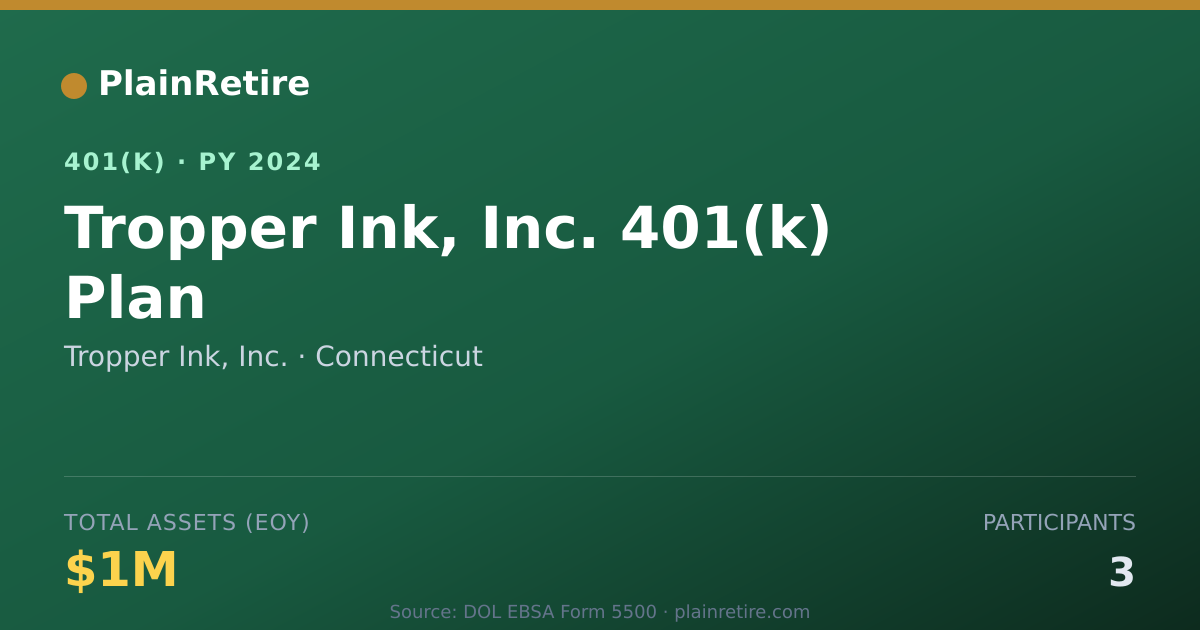 Shareable card for Tropper Ink, Inc. 401(k) Plan (2024)
