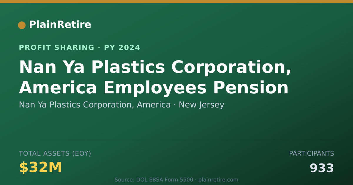 Shareable card for Nan Ya Plastics Corporation, Amer Profit Sharing Plan (2024)