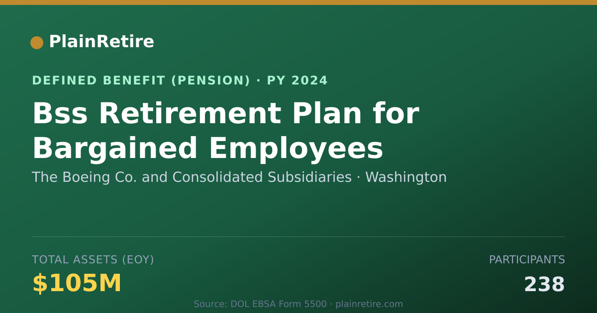 Shareable card for The Boeing Co. and Consolidated Subsidia Pension Plan (2024)