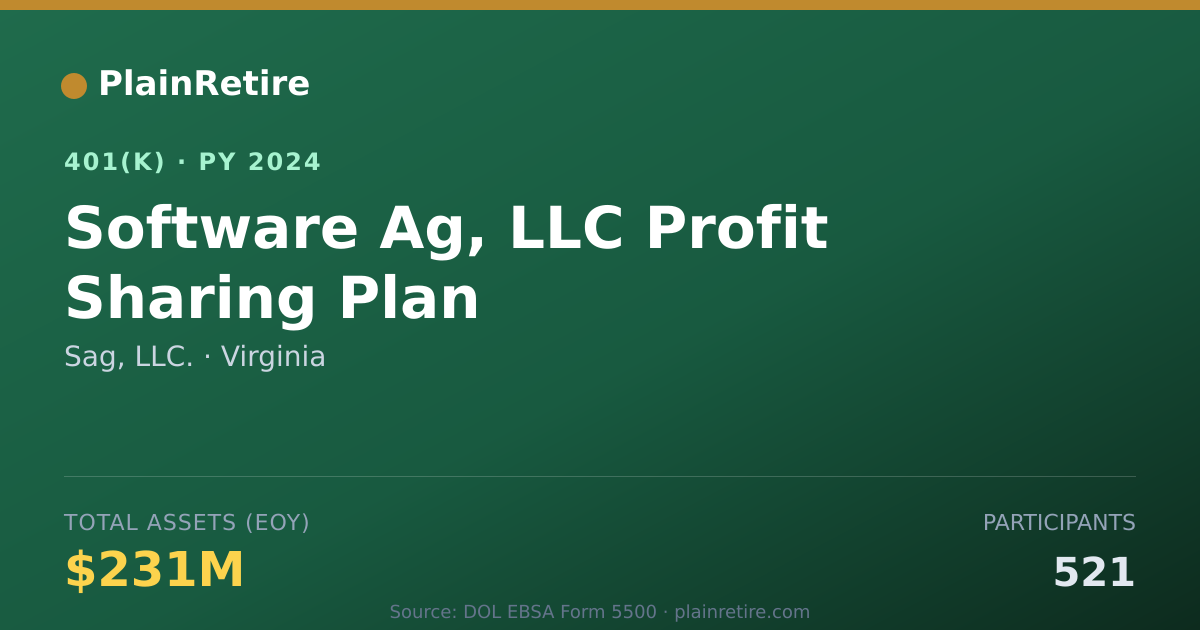Shareable card for Sag, LLC. 401(k) Plan (2024)