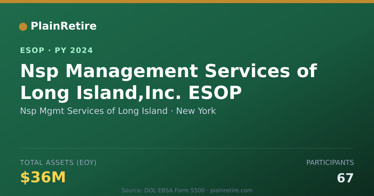 Shareable card for Nsp Mgmt Services of Long Island ESOP (2024)
