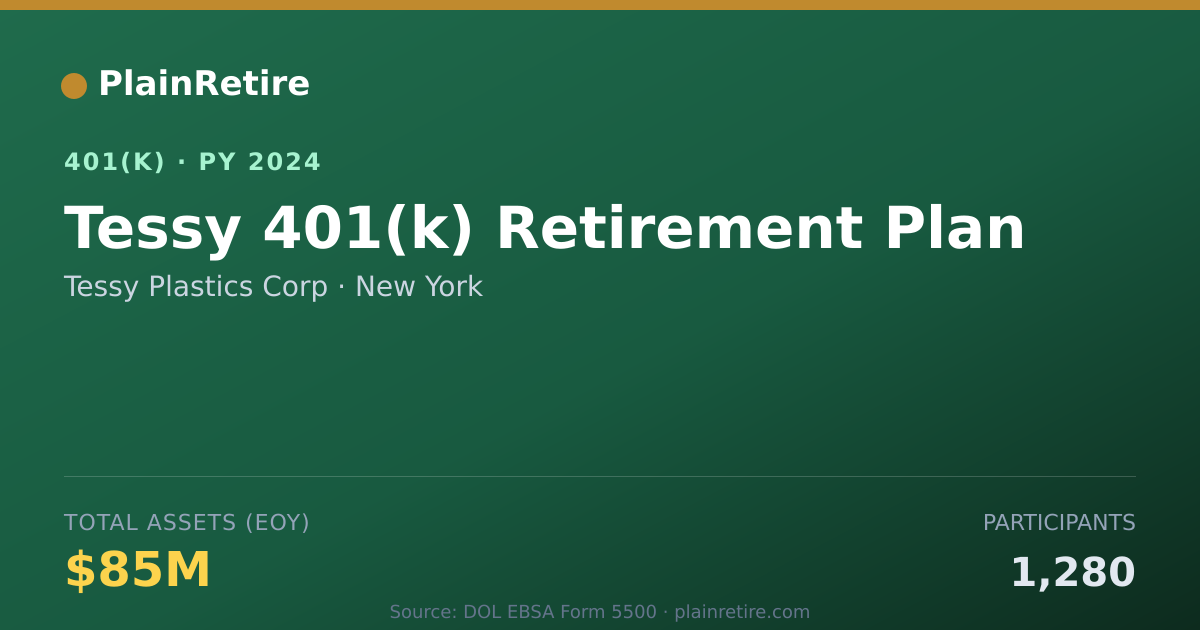 Shareable card for Tessy Plastics Corp 401(k) Plan (2024)