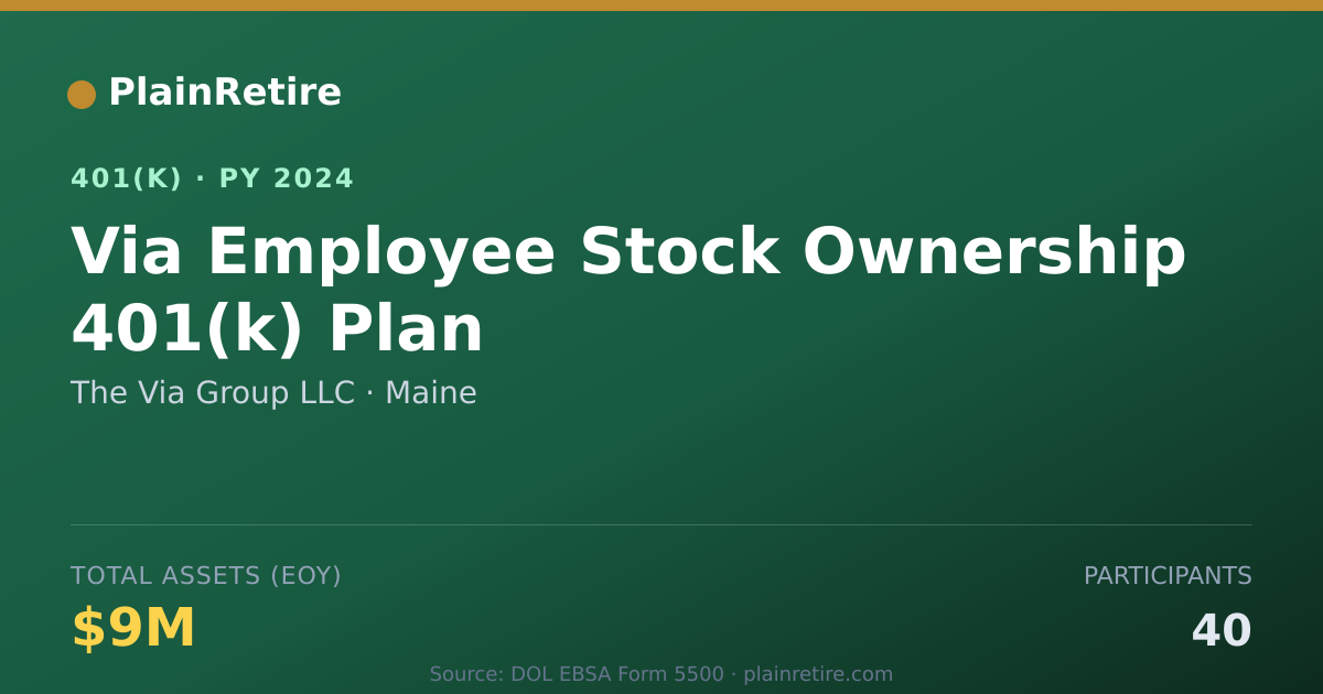 Shareable card for The Via Group LLC 401(k) Plan (2024)