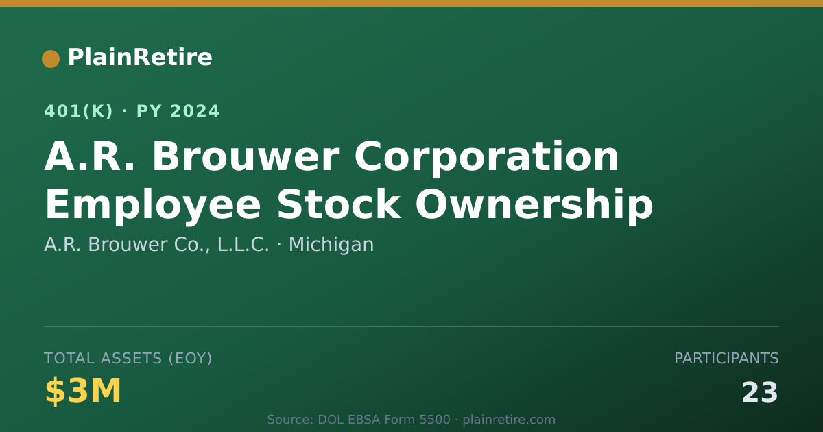 Shareable card for A.R. Brouwer Co., L.L.C. 401(k) Plan (2024)