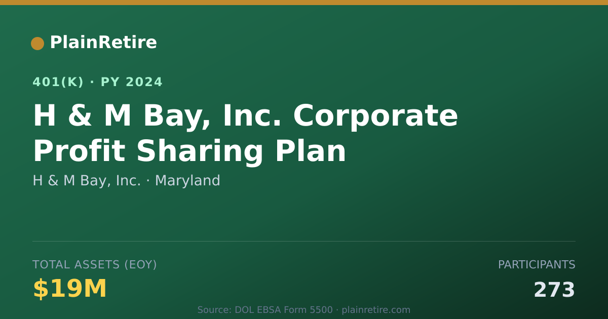 Shareable card for H & M Bay, Inc. 401(k) Plan (2024)