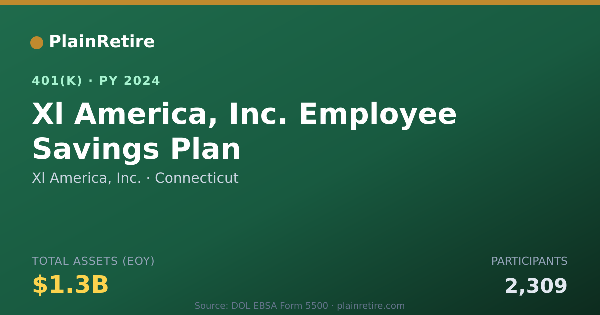 Shareable card for Xl America, Inc. 401(k) Plan (2024)