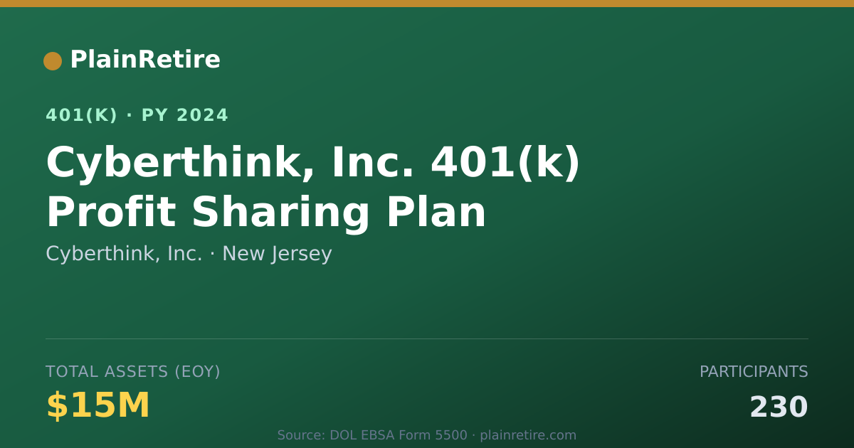 Shareable card for Cyberthink, Inc. 401(k) Plan (2024)