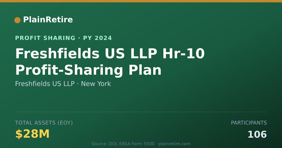Shareable card for Freshfields US LLP Profit Sharing Plan (2024)