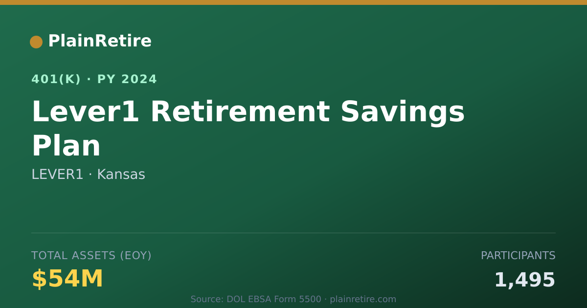 Shareable card for LEVER1 401(k) Plan (2024)