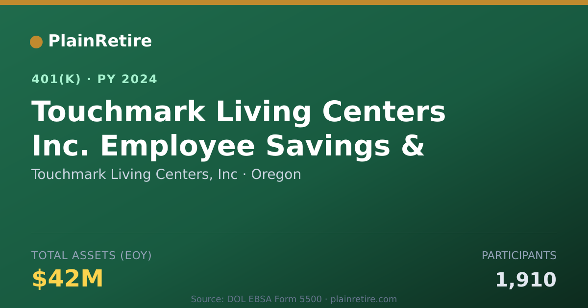 Shareable card for Touchmark Living Centers, Inc 401(k) Plan (2024)