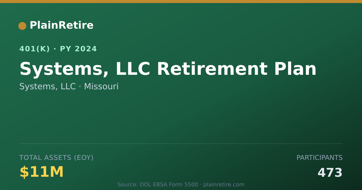Shareable card for Systems, LLC 401(k) Plan (2024)