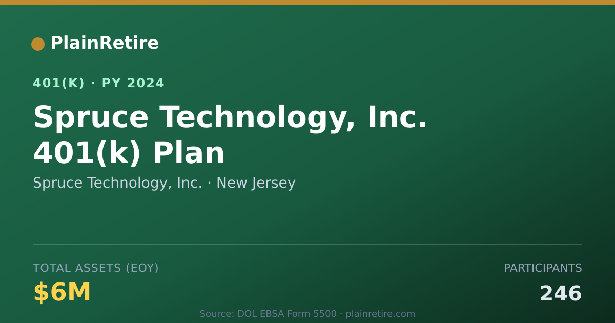 Shareable card for Spruce Technology, Inc. 401(k) Plan (2024)