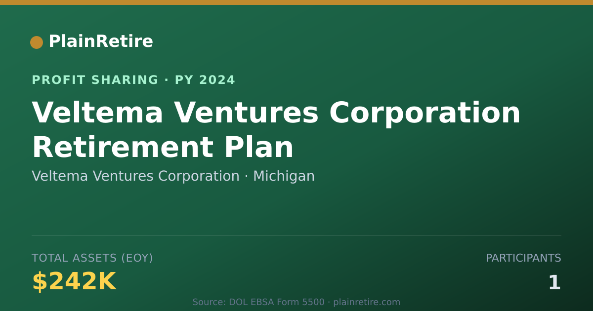Shareable card for Veltema Ventures Corporation Profit Sharing Plan (2024)