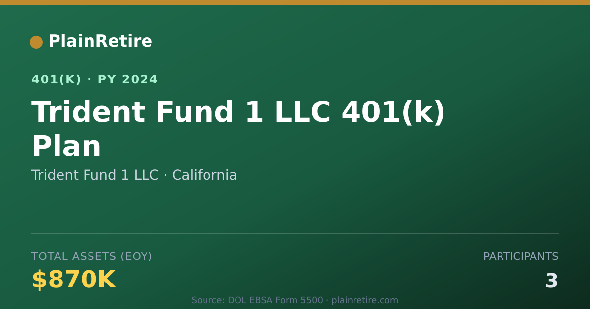 Shareable card for Trident Fund 1 LLC 401(k) Plan (2024)