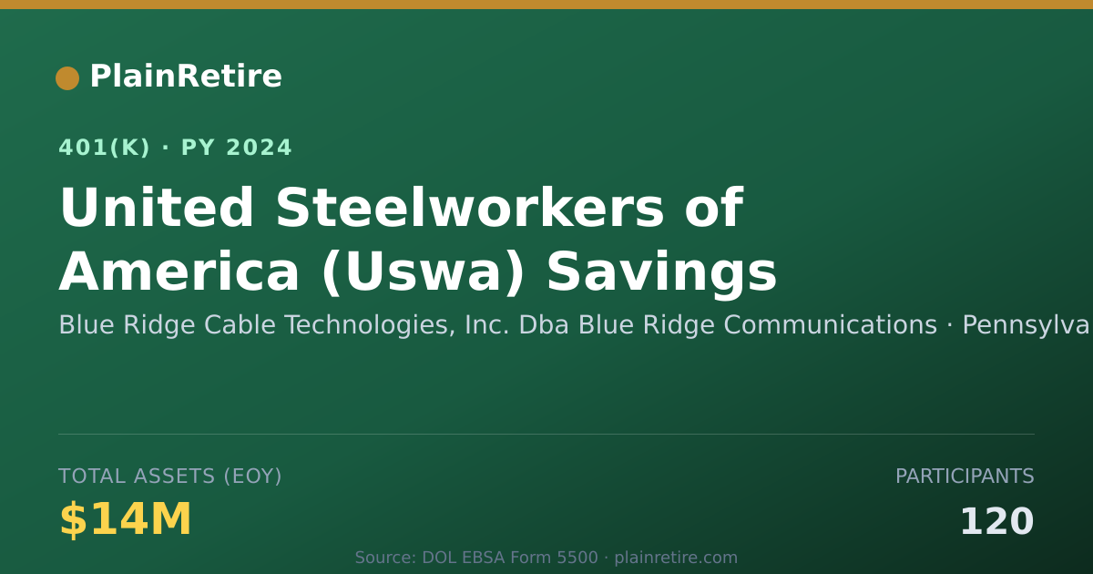 Shareable card for Blue Ridge Cable Technologies, Inc. Dba B 401(k) Plan (2024)