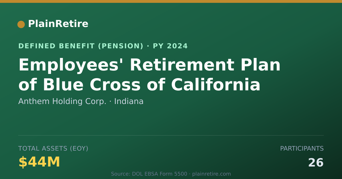 Shareable card for Anthem Holding Corp. Pension Plan (2024)