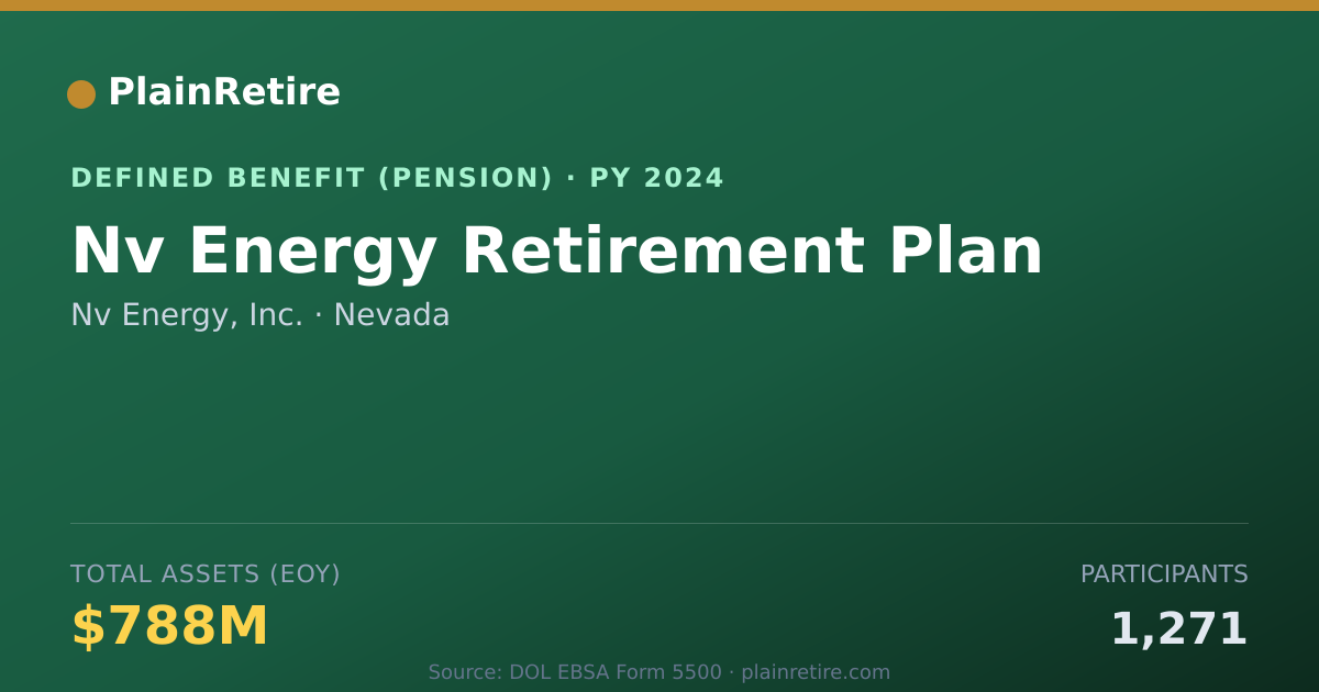 Shareable card for Nv Energy, Inc. Pension Plan (2024)