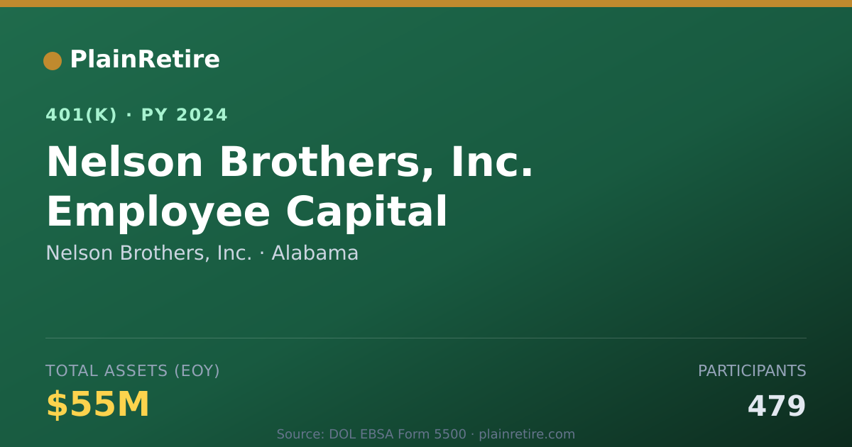Shareable card for Nelson Brothers, Inc. 401(k) Plan (2024)