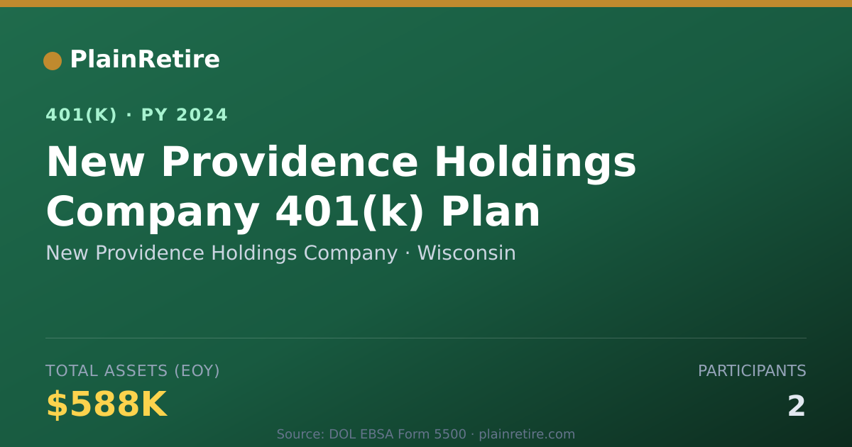Shareable card for New Providence Holdings Company 401(k) Plan (2024)