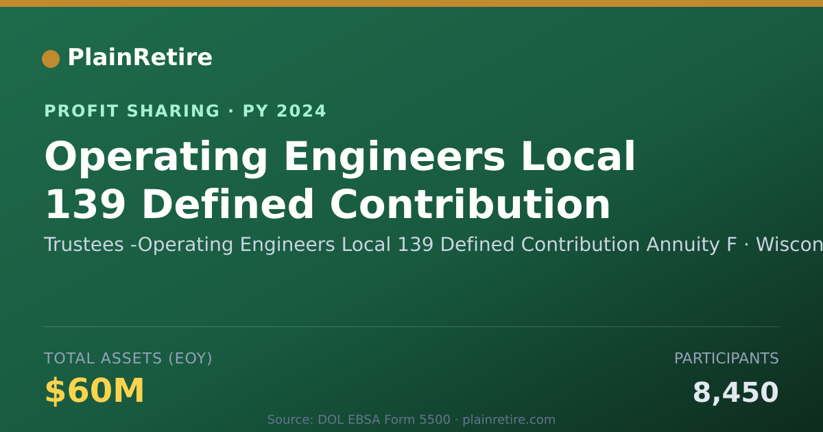 Shareable card for Trustees -Operating Engineers Loc Profit Sharing Plan (2024)