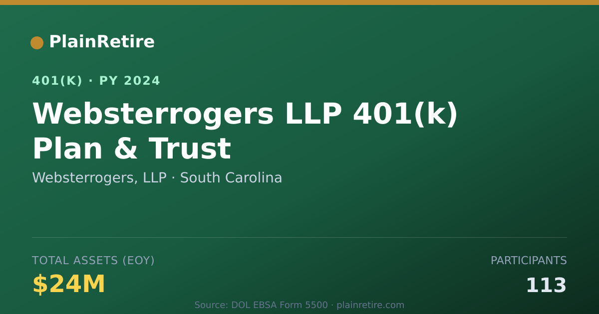 Shareable card for Websterrogers, LLP 401(k) Plan (2024)