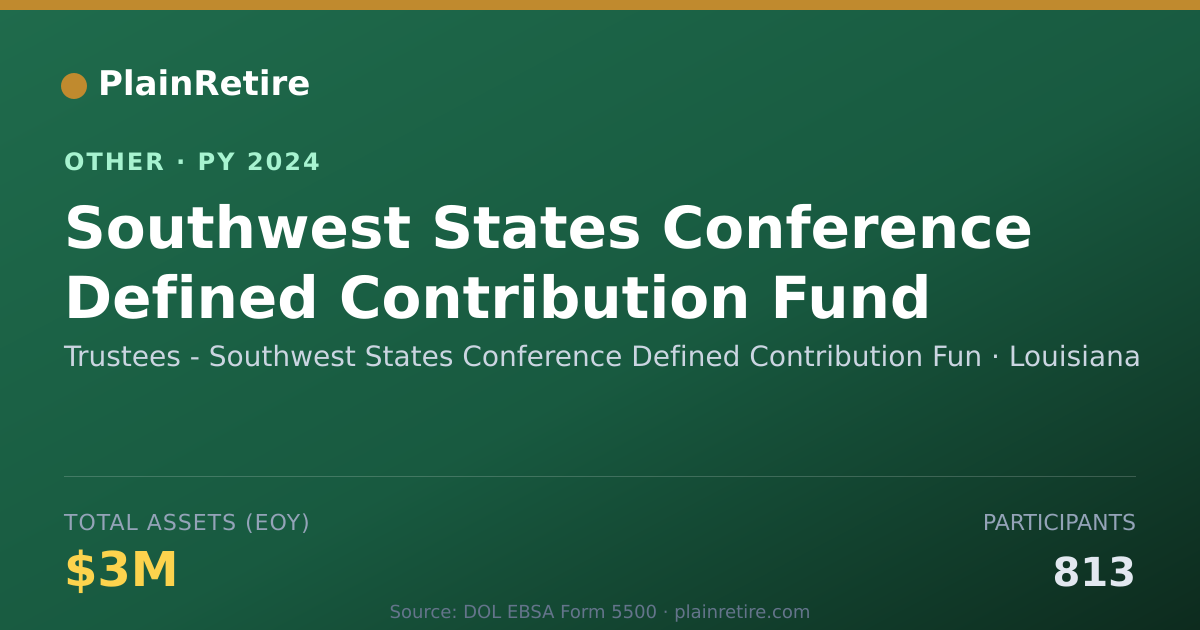 Shareable card for Trustees - Southwest States Conferenc Retirement Plan (2024)
