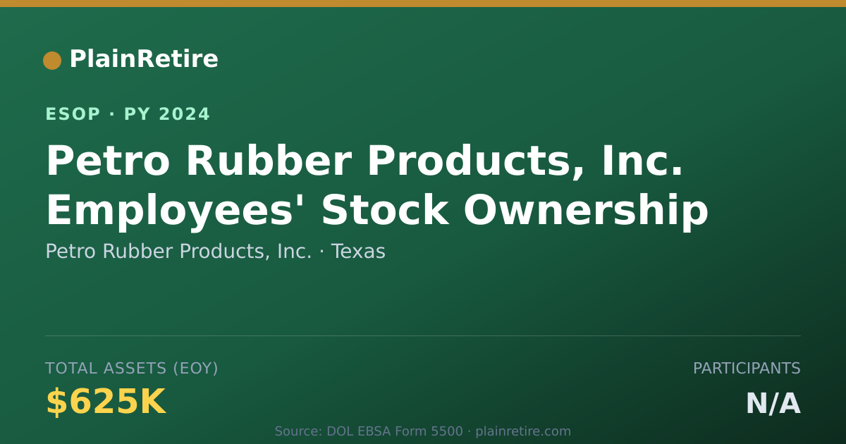 Shareable card for Petro Rubber Products, Inc. ESOP (2024)