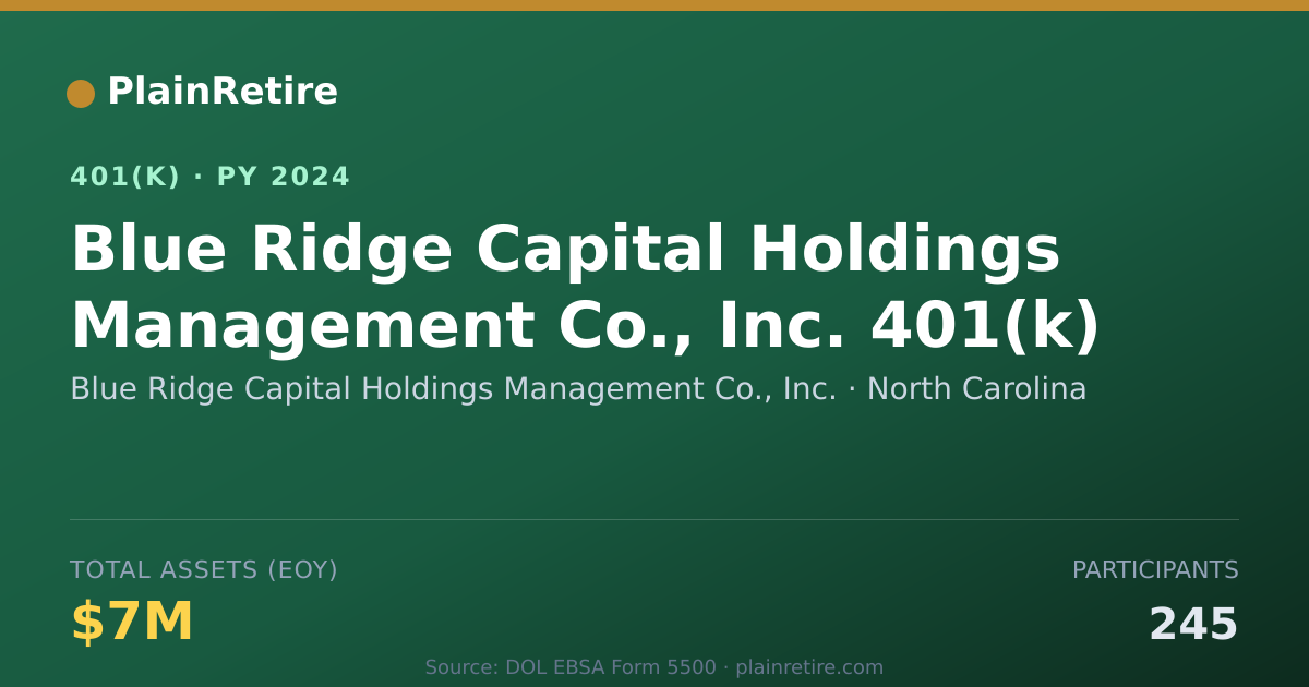 Shareable card for Blue Ridge Capital Holdings Management Co 401(k) Plan (2024)