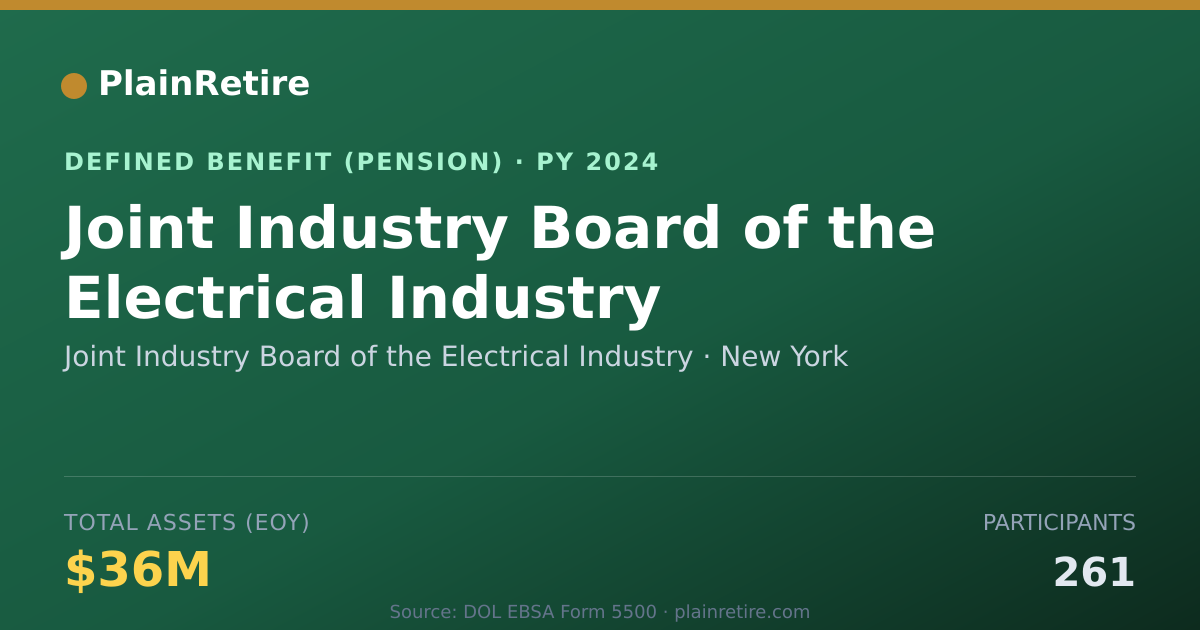 Shareable card for Joint Industry Board of the Electrical I Pension Plan (2024)